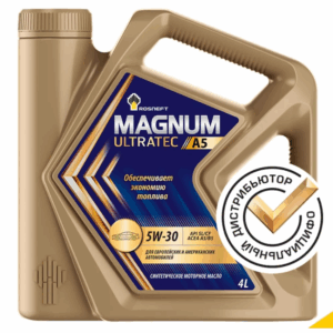 Масло моторное Rosneft Magnum Ultratec A5 5W30 SL/CF 4L.