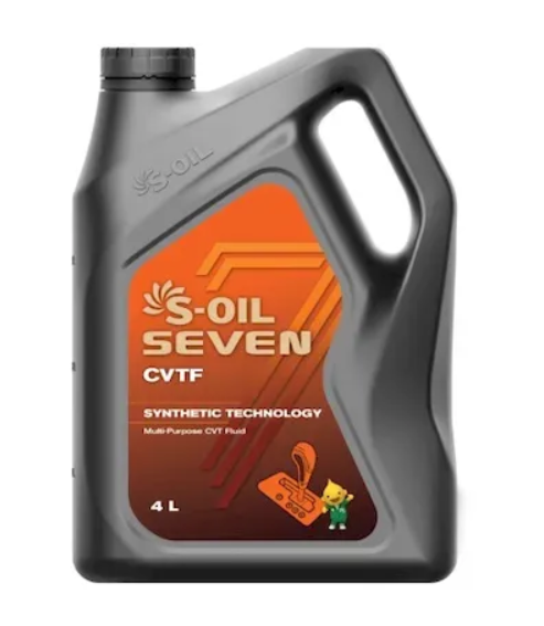 Масло трансмиссионное S-OIL CVTF  (4л)