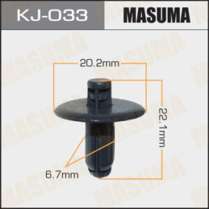 Клипса крепежная MASUMA KJ-033