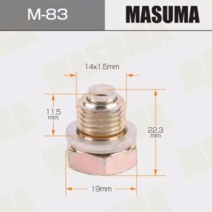 Болт маслосливной MASUMA M-83 (с магнитом)