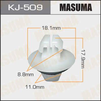 Клипса крепежная MASUMA KJ-509