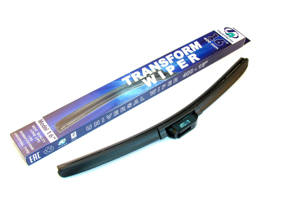 Щетка стеклоочистителя TRUSTAUTO бескаркасная (400mm/16"")