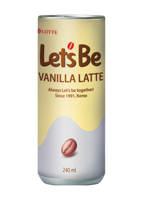 Напиток кофейный безалк.негаз.Let's be Vanilla Latte 240мл*30