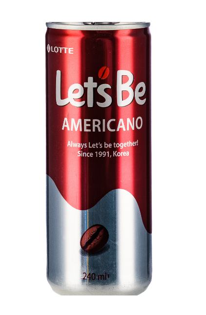 Напиток кофейный безалк.негаз.Let's be Americano 240мл*20