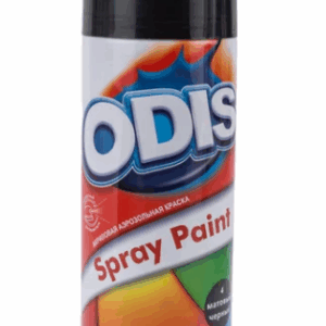 Краска-спрей ODIS  матовый черный 4
