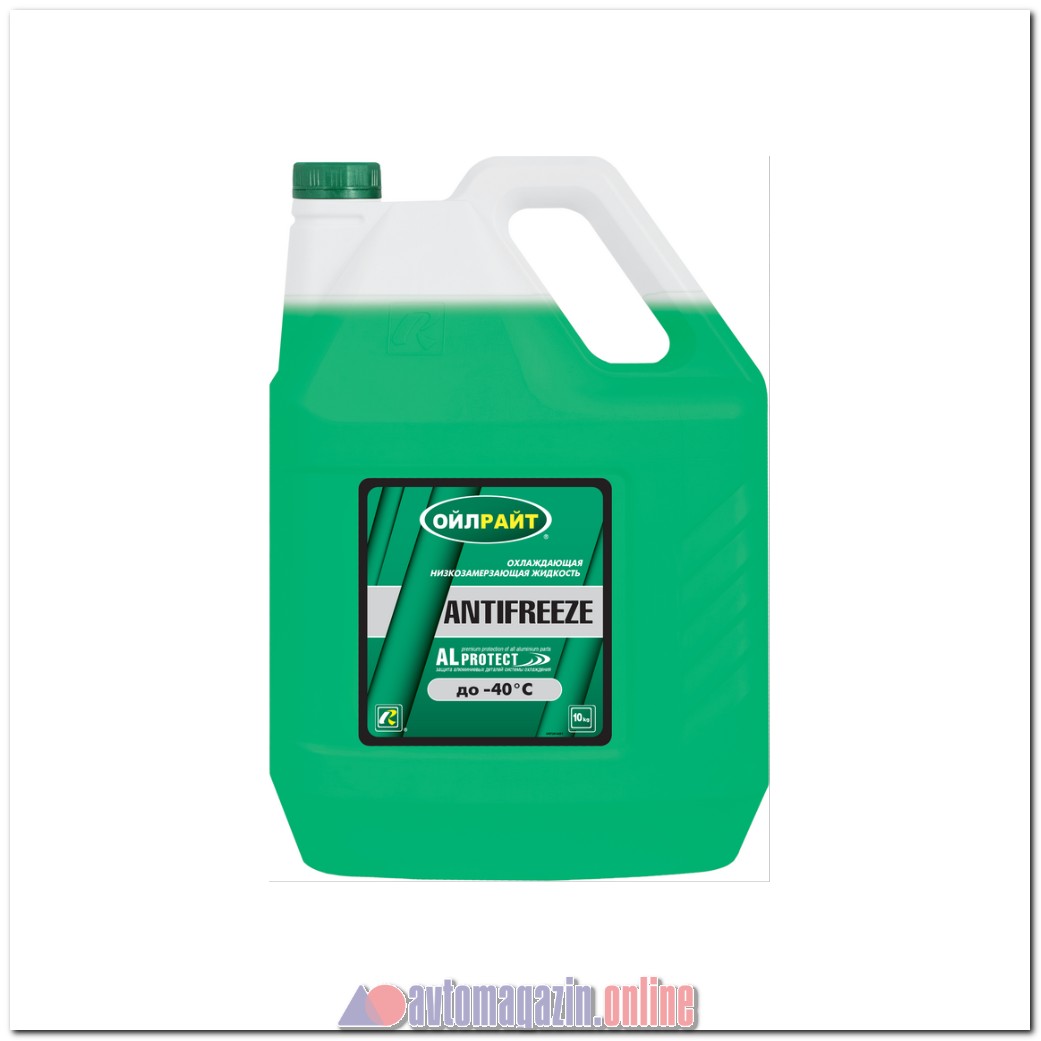 Антифриз OILRIGHT (зеленый) -40C 10кг (марк)