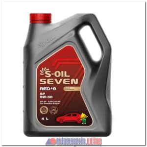 Масло S-OIL RED#9 5W30 SP (синт) 4л (маркировка)
