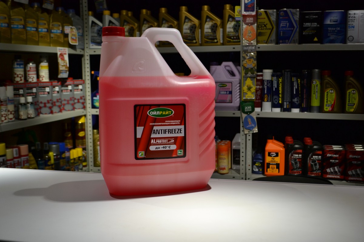 Антифриз OILRIGHT (красный) -40C 10кг