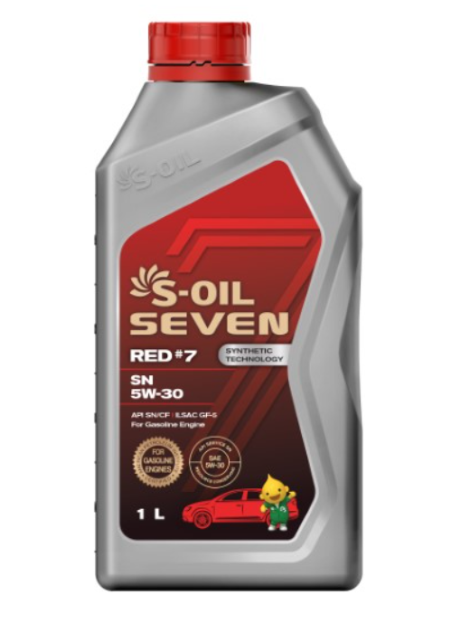 Масло S-OIL RED#7 5W30 SN/CF (п/синт) 1л
