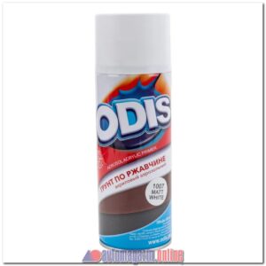 Краска-спрей ODIS  белый глянец