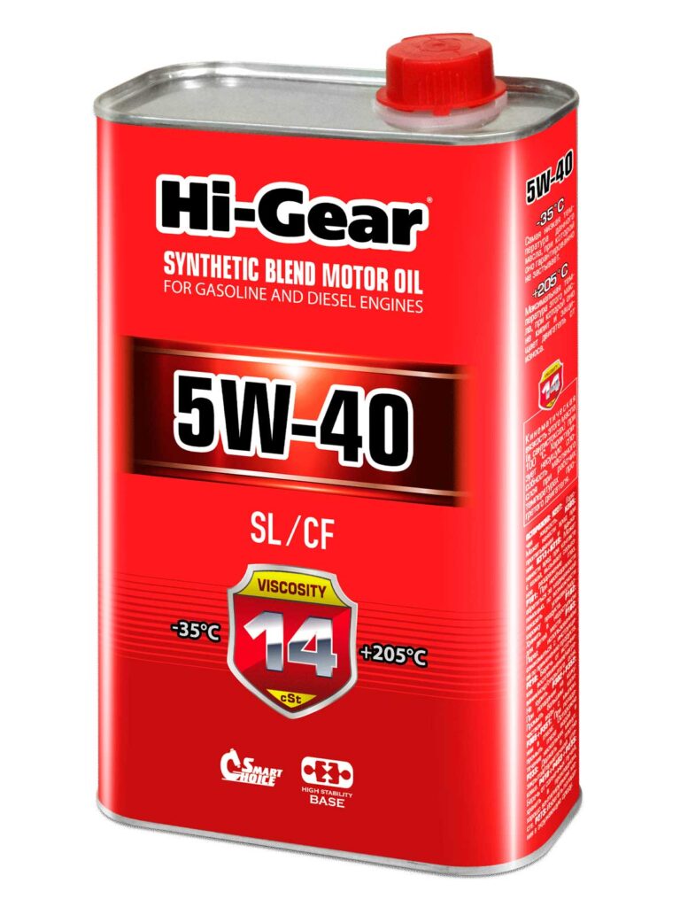 Масло Hi-Gear 5w40 (п/синт) 1л