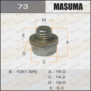 Болт маслосливной MASUMA M-73