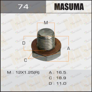 Болт маслосливной MASUMA M-74