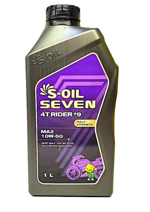 Масло S-OIL#9 4T RIDER MA2 10W50 1л.