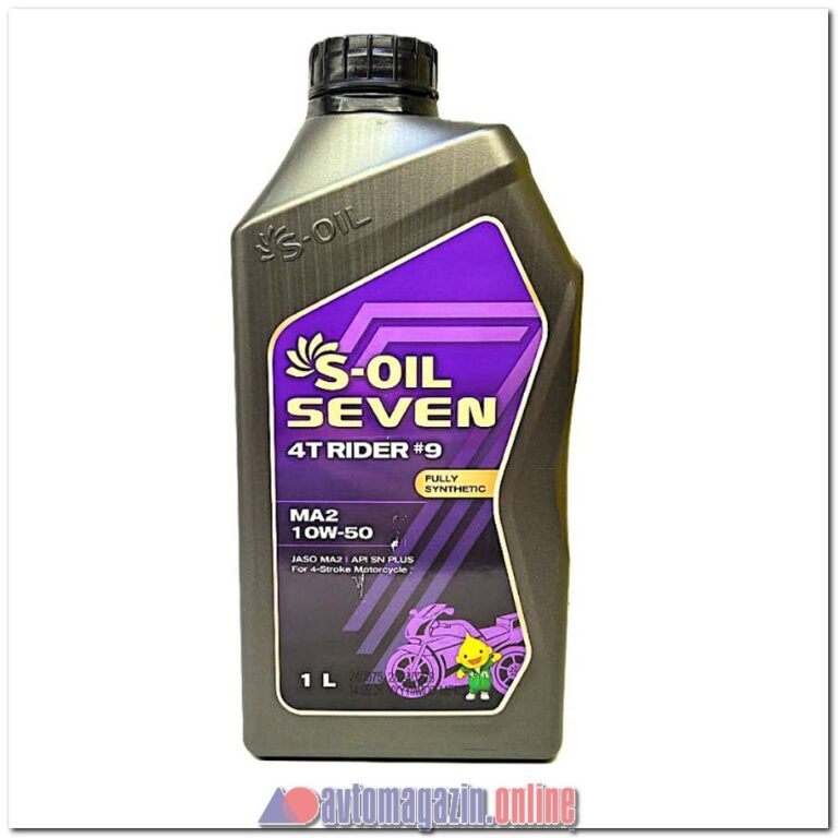 Масло S-OIL#9 4T RIDER MA2 10W50 1л. (марк)
