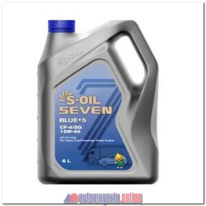 Масло S-OIL BLUE #5 15W40 CF-4/SG 6л. (марк)