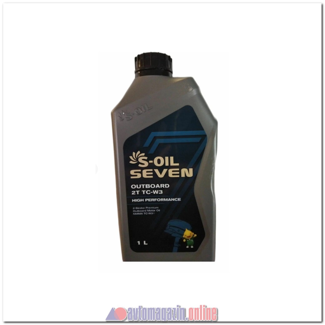 Масло S-OIL 2T OUTBOARD TC-W3 1л. (марк)