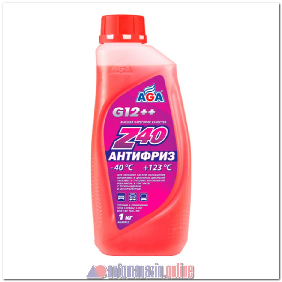 Антифриз AGA-Z40 (красный) 0.946л (марк)