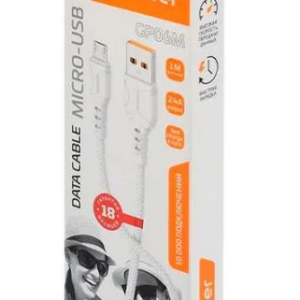 Кабель GoPower GP06М (USB (m)-microUSB (m) 2.4А) 1м