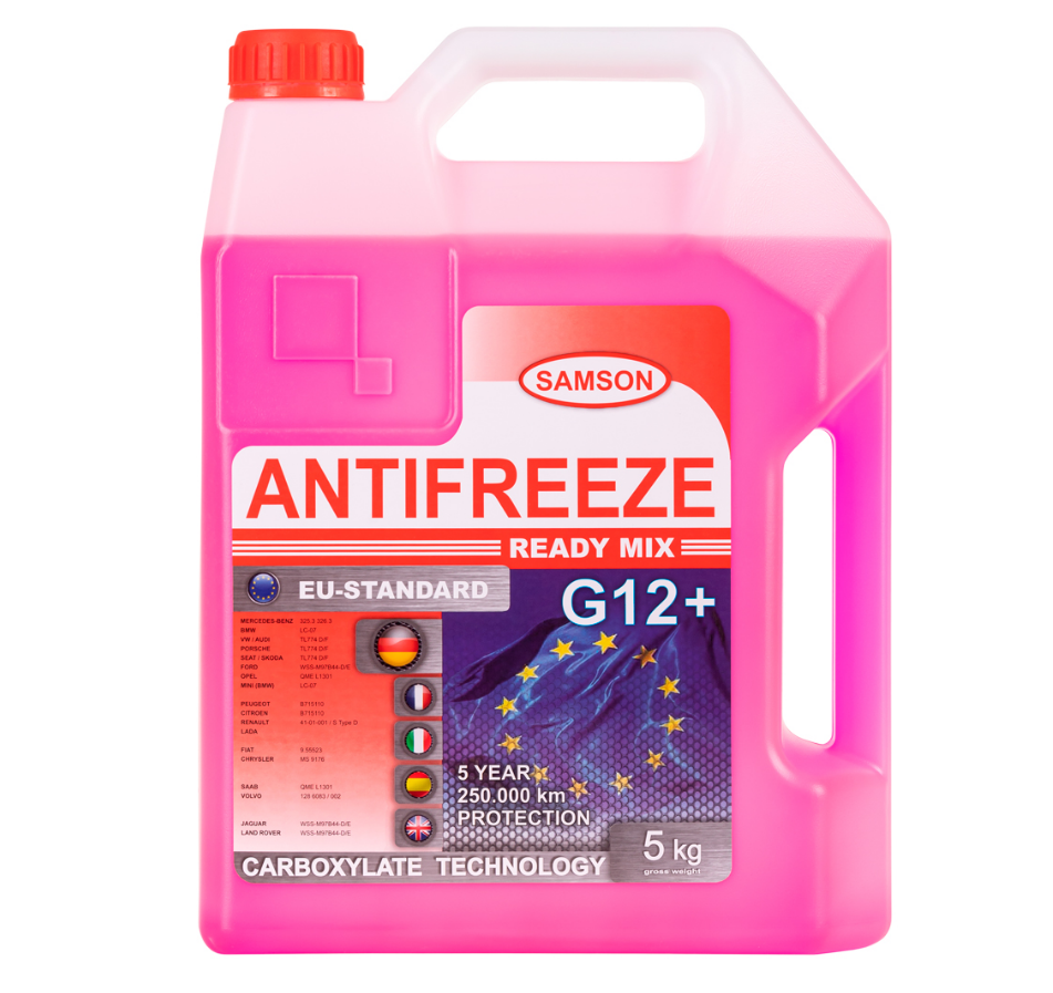 Антифриз SAMSON EU-STSNDARD G12+ 5кг