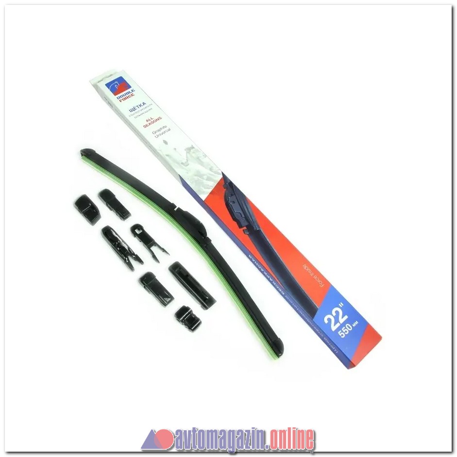 Щетка стеклоочистителя DOUBLE FORCE бескаркасная (550mm/22"")