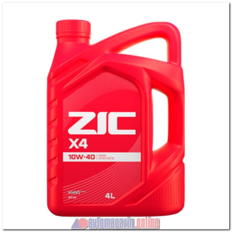 Масло моторное ZIC X4 10W40 4L. (марк)