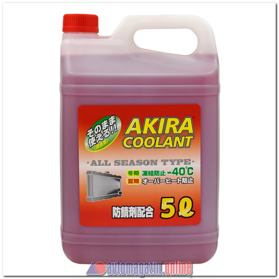 Антифриз Akira Coolant (красный) -40C 5л (марк)