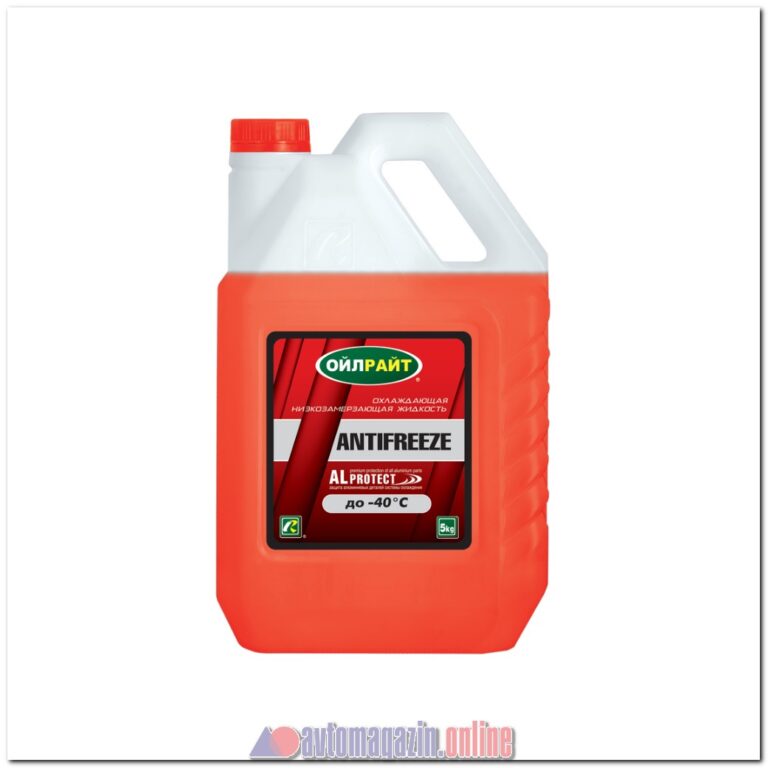 Антифриз OILRIGHT (красный) -40C 5кг (марк)